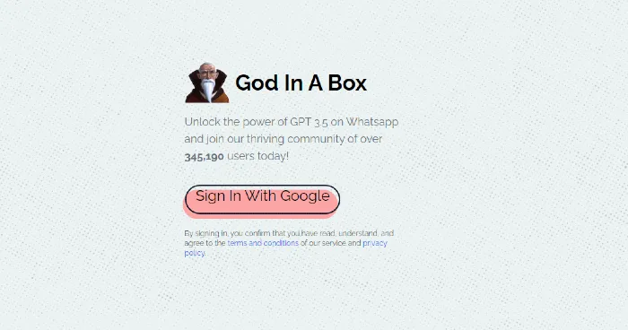 Whatsapp에서 ChatGPT와 대화하는 방법 - How to chat with ChatGPT on Whatsapp Creating a God in a Box account How to chat with ChatGPT on Whatsapp - Creating a God in a Box account