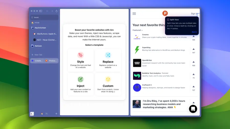 아크 브라우저 - Arc Browser Screenshot 03